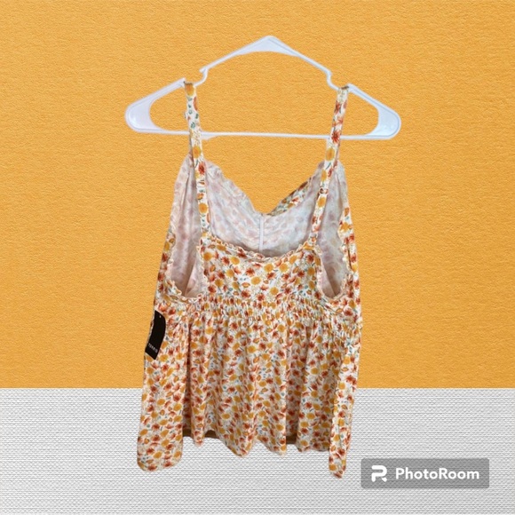 NWT Torrid super soft sweetheart ruched babydoll top size 2x multi  fall colors - Picture 6 of 12